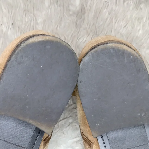 Franco Sarto Kelton Suede Tan Booties Size 8M - Picture 6 of 9